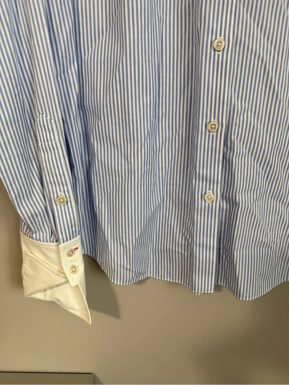 Kate Spade New York Striped Blue White Button Down